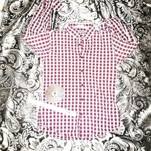 new EXPRESS medium mens red shirt